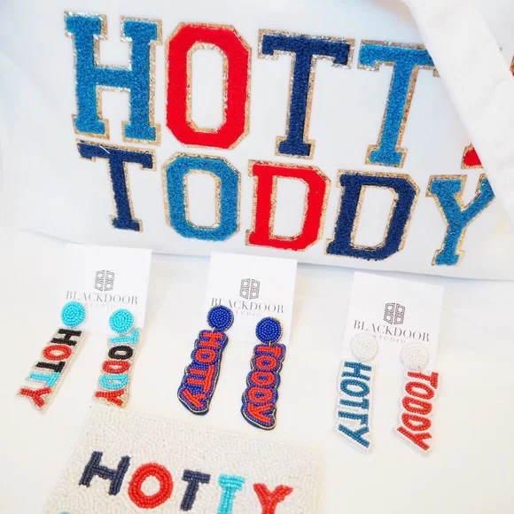 Beaded Ole Miss Rebs Purse Strap Hotty Toddy Collegiate - Picture 5 of 7